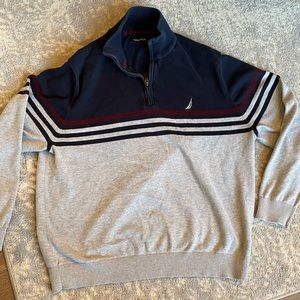 Nautica Men’s Quarter Zip Sweater